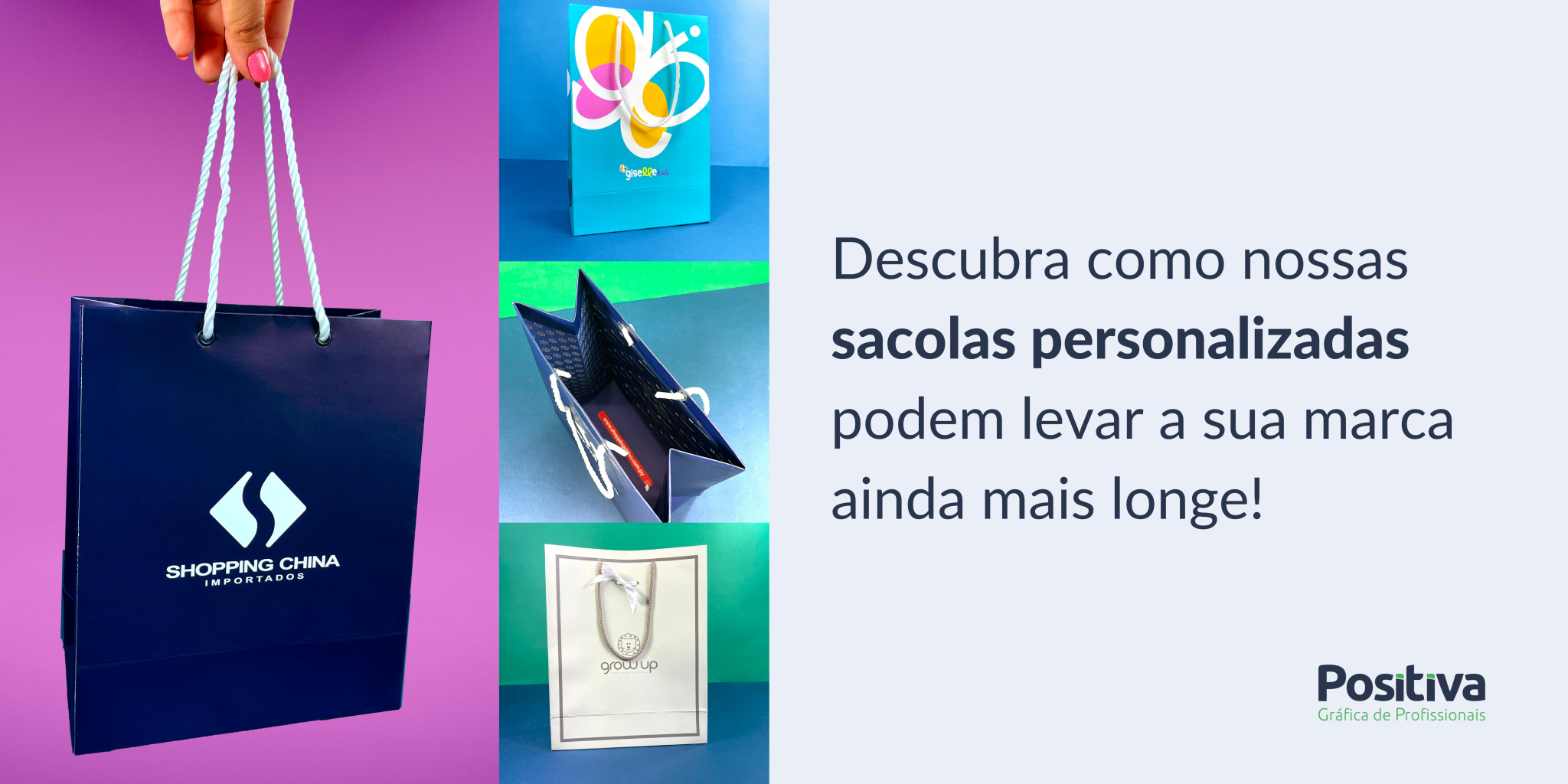 Descubra como nossas sacolas personalizadas podem levar a sua marca ainda mais longe!